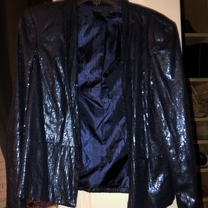 Amazing sparkly navy blue blazer